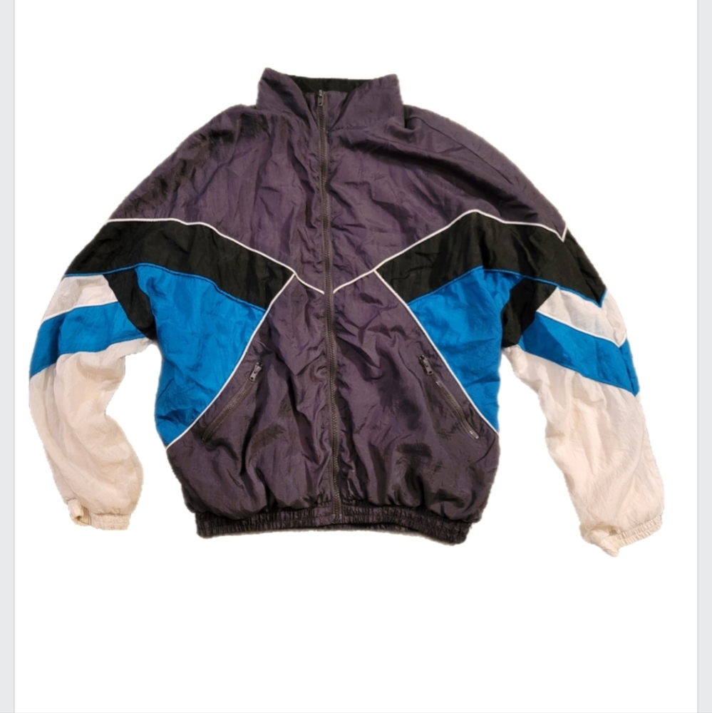 Vintage 80s Active Windbreaker Avait Sportif sz M
